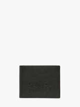 Wallet Leather Serge blanco Black baltimore BAL21044