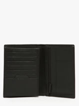 Wallet Leather Serge blanco Black vancouver VAN21013-vue-porte