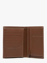 Wallet Leather Serge blanco Brown marfa MAR21013-vue-porte