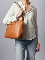 Longchamp Le pliage xtra Besaces Marron-vue-porte