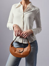 Longchamp Le pliage xtra Hobo bag Brown-vue-porte
