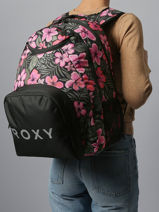 2-compartment Backpack Roxy Multicolor back to school RJBP4883-vue-porte