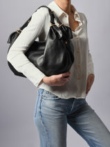Shoulder Bag Studio Leather Gerard darel Black studio DCSA2457-vue-porte