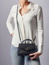 Satchel Farrah Leather Lauren ralph lauren Blue farrah 31966765-vue-porte