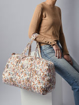 Travel Bag Floral Bindi atelier Multicolor floral SW-vue-porte