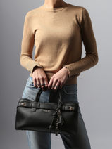 Satchel Gregoria Guess Black gregoria BG854606-vue-porte
