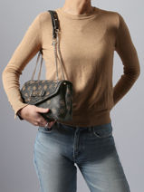 Sac Bandoulire Silia Guess Noir silia GP989021-vue-porte