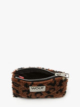 Coin Purse Wouf Brown teddy PS250030-vue-porte