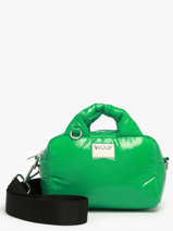 Sac Bandoulire Glossy Polyester Recycl Wouf Vert glossy BB250027