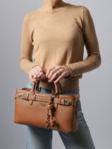 Satchel Gregoria Guess Brown gregoria BG854606-vue-porte