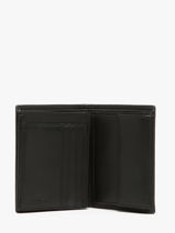 Wallet With Coin Purse Leather Hugo boss Black saffiano HLO526A-vue-porte