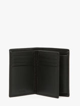 Porte-cartes Porte-monnaie Cuir Hugo boss Noir saffiano HLG526A-vue-porte