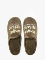 Slippers La maison de l'espadrille Green men 8