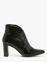 Heeled Formal Shoes In Leather Myma Black women 85009