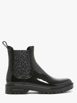 Rain Boots Verbenas Black women 60020988
