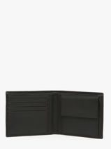 Portefeuille Porte-monnaie Cuir Hugo boss Noir saffiano HLM526A-vue-porte