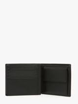 Wallet With Coin Purse Leather Hugo boss Black saffiano HLN526A-vue-porte