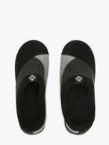 Slippers Isotoner Black men 98280