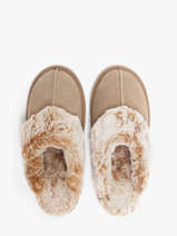 Slippers Isotoner Beige women 97282
