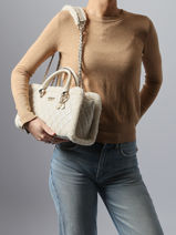 Sac Port paule Cristi Guess Blanc cristi TG813909-vue-porte
