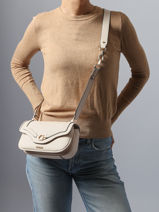 Shoulder Bag Dea Guess White dea BG799379-vue-porte