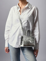 Crossbody Bag Rsg Metallic Karl lagerfeld Silver rsg A4W50059-vue-porte