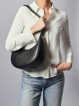 Shoulder Bag K Circle Leather Karl lagerfeld Black k circle A4W30069-vue-porte