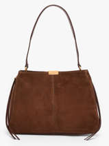 Sac Port paule Casual Leather Cuir Tommy hilfiger Marron casual leather AW18201