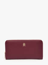 Wallet Tommy hilfiger Red th icon AW17744