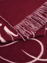 Scarf Tommy hilfiger Red tommy script logo AW17786-vue-porte