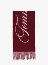 Scarf Tommy hilfiger Red tommy script logo AW17786