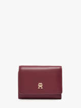 Wallet Tommy hilfiger Red th icon AW17737