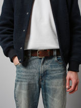 Ceinture Ajustable Von dutch Marron belt HERTS-vue-porte