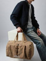 Sac De Voyage Napa Avec Bandoulire Von dutch Beige bags NAPA-vue-porte