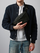 Sac Banane Calvin klein jeans Noir unstructured 4G3177G-vue-porte