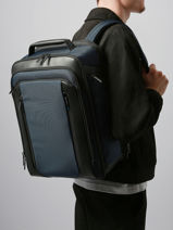 Sac  Dos Business Pc 17" Samsonite Bleu spectrolite 4.0 158110-vue-porte