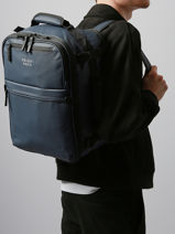 Backpack Delsey Blue maubert 2.0 3813640W-vue-porte