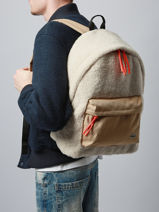 Backpack Lacoste Beige neo croc NU5095NZ-vue-porte