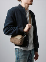 Sac Bandoulire Lacoste Beige the blend NH5175BG-vue-porte