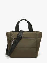 Sac Port� Main Et Bandouli�re Cumulus Nylon Recycl� Aube Vert cumulus 101CS04