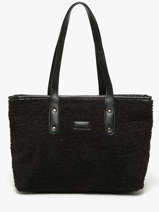 A4 Size Shoulder Bag Polaire Miniprix Black polaire S031