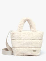 Sac Port� Main Polaire David jones Beige polaire CM7746