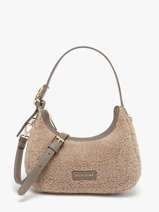 Sac Port paule Sherpa David jones Marron sherpa CM7668