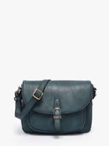 Sac Bandouli�re Toscane Hexagona Bleu toscane 579734