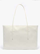 Sac Port� �paule Coated Emblem Polyester Recycl� Calvin klein jeans Blanc coated emblem 4F3266G