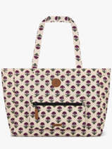 A4 Size Shoulder Bag Adventurer Recycled Polyester Cabaia Beige adventurer TOTEBAGL