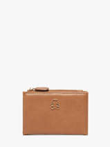 Wallet Zip Lulu castagnette Brown zip CAPOR036