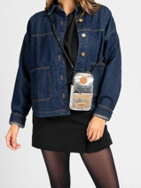 Phone Bag Lucky Star Cabaia Silver lucky star STA-vue-porte