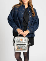 Backpack Adventurer Xs Lucky Star Cabaia Silver lucky star STA-vue-porte