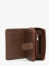 Wallet Confort Leather Hexagona Brown confort 461063-vue-porte